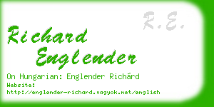 richard englender business card