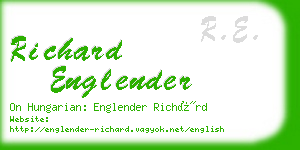 richard englender business card